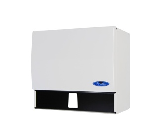 White Metal Universal Paper Towel Dispenser